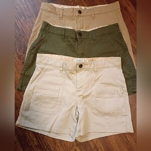 Austin Clothing Co Stretch Summer Shorts Lot Of 3 Casual Vacation Size 4